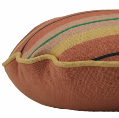 Round cushion with stripes 40cm