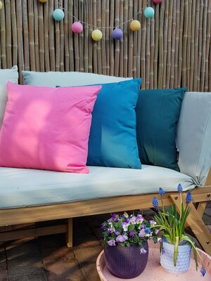Outdoor kussen 45x45 - Roze