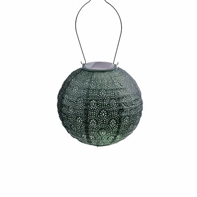 Lumiz Solar Lampion Fan Rond - Solar tuinverlichting - 20 cm - Groen
