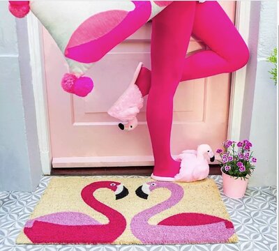 Doormat Flamingo 45x75