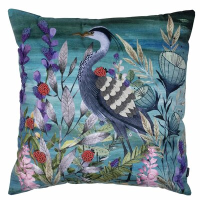  Handmade cushion Fleury Blue Heron, 45x45