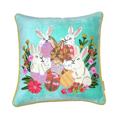 Cushion bunnies with eastereggs  - 45x45