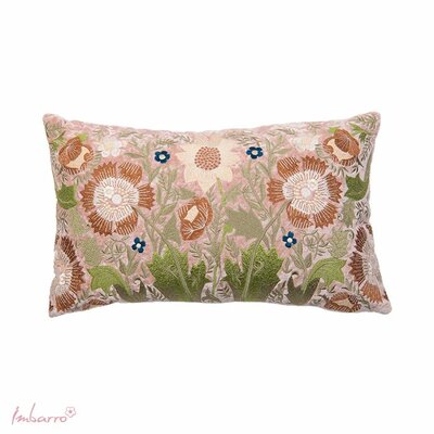 Sierkussen - Jasmijn - geborduurd - Roze - 30x50cm 