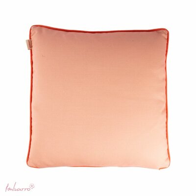 Sierkussen - Yanka - geborduurd - Oranje - 50x50cm