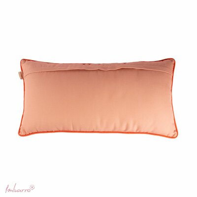 Sierkussen - Shaila - geborduurd - Oranje - 35x70cm