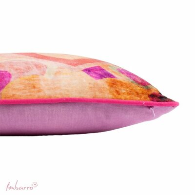 Sierkussen - Hearts Hesty - fluweel - multi -  50x50cm