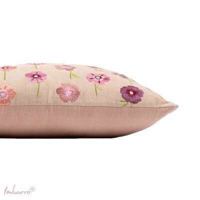 Sierkussen - Felice - geborduurd - Beige - 30x50cm