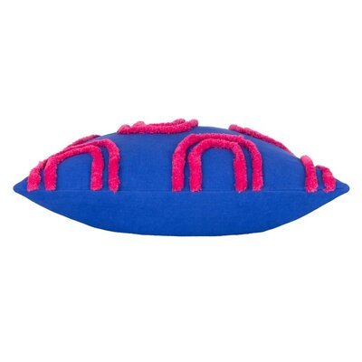  Cushion cover – Archie Tufted – Cobalt/Pink – 45x45 cm 