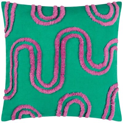 Cushion cover – Archie Tufted – Turquoise/Purple – 45x45 cm 