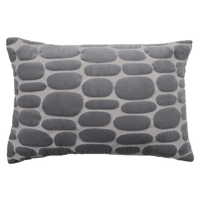 Decorative cushion cover – Boulder - Embroidered – Steel – 40x60 cm 