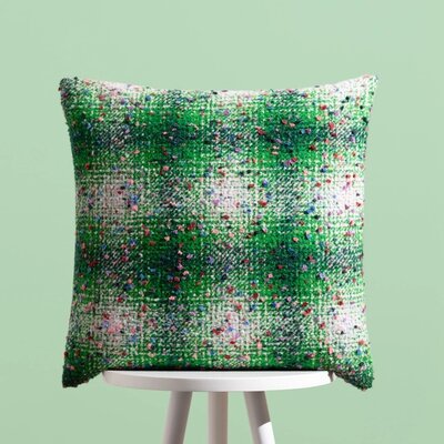 Cushion cover – Connie Check – Green/Purple – 45x45 cm 