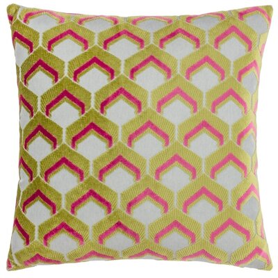 Cushion cover – Ledbury – Lime/Pink – 45x45 cm
