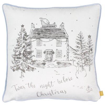 Cushion cover – Midwinter Toile – Snow – 43x43 cm