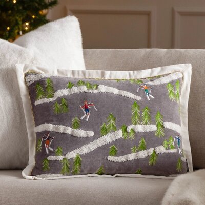 Cushion cover – Winter Alpine – Taupe – 35x50 cm