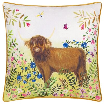 Cushion cover – Daisy Hill Agnes – Multi/Tan – 45x45 cm