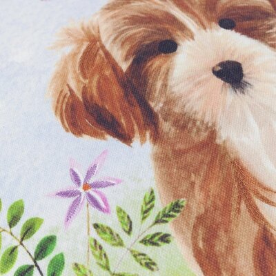 Cushion cover – Daisy Hill Charlie – Multi/Green – 45x45 cm