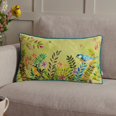Cushion cover – Daisy Hill Meadow Tales – Spring Green – 50x30 cm