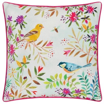 Cushion cover – Daisy Hill Willow Birds – Multi/Pink – 45x45 cm