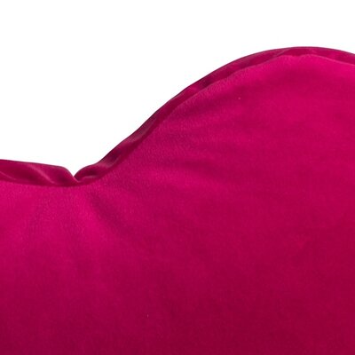Sierkussen – Flower Velvet – Omkeerbaar – Felroze – 45x45 cm