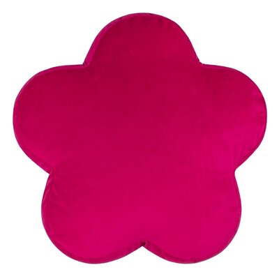 Sierkussen – Flower Velvet – Omkeerbaar – Felroze – 45x45 cm