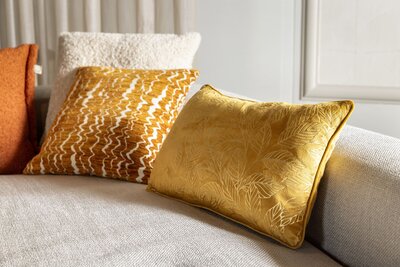 Bauke – 30x50 cm – Warm & stylish leaf design 