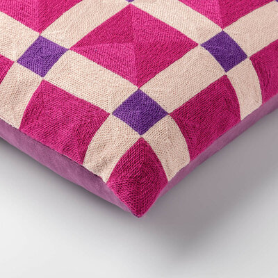 Blocks – 45x45 cm – Geometrisch & stijlvol in lavendel 