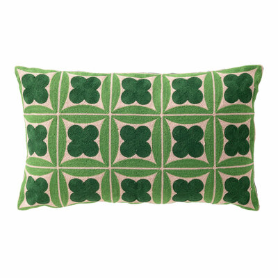 Clover – Sierkussen 30x50 cm – Geometrisch & Klavertjevier 