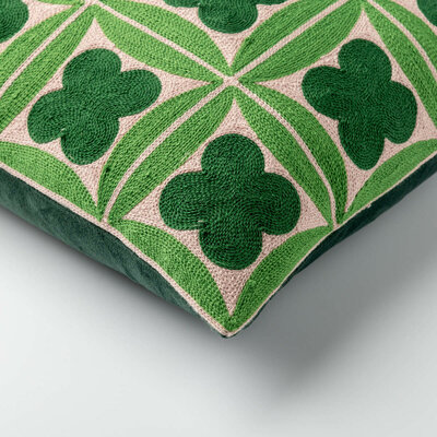 Clover – Sierkussen 30x50 cm – Geometrisch & Klavertjevier 