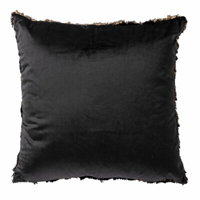 Silvijn – Sierkussen 45x45 cm – Raven – Zwart 