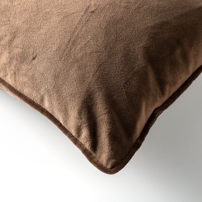 FINN – Cushion 45x45 cm – Velvet – Chocolate Martini - dark brown