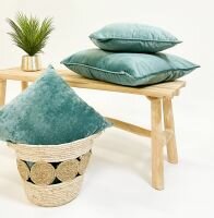 FINN – Cushion 60x60 cm – Velvet – Sagebrush Green 