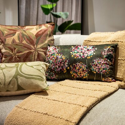 Flores – Sierkussen 30x50 cm – Velvet & Bloemen