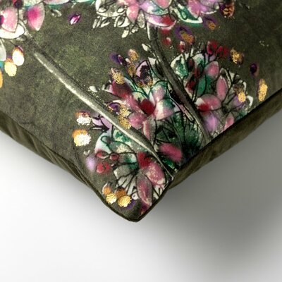 Flores – Sierkussen 30x50 cm – Velvet & Bloemen