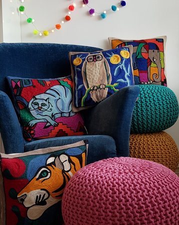 Kussen Tijger 45x45