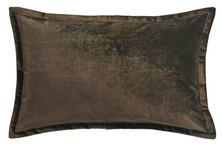 Velvet - chocolade bruin 40x60