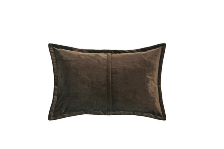 Velvet - chocolade bruin 40x60