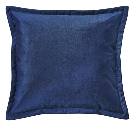 Velvet - donkerblauw 45x45