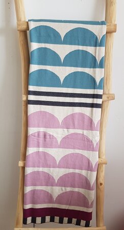 Plaid Kamelia 130x170 - lila