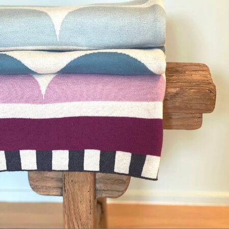 Plaid Kamelia 130x170 - lila