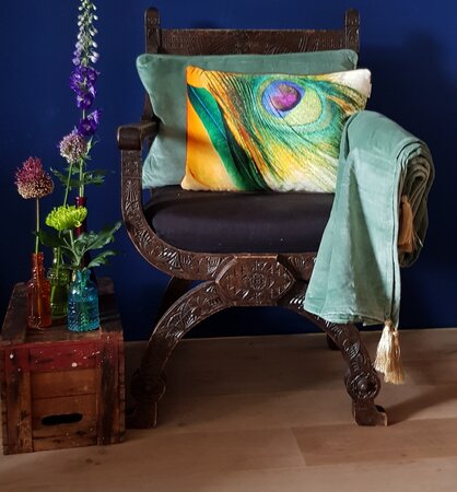 Velvet groen 40x60