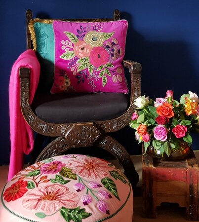 Alpaca plaid - roze 165 x 230