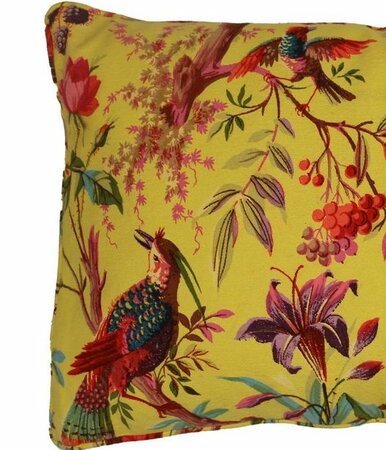 Paradise cotton-rib 40x60 - Geel
