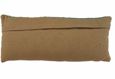 Turquoise sierkussen Shimba - 30x70