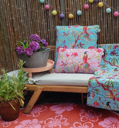 Paradise cotton-rib 40x60 - Lila