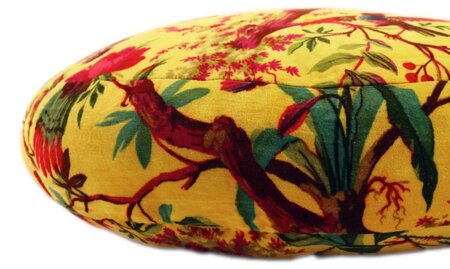 Cushion PARADISE round canary