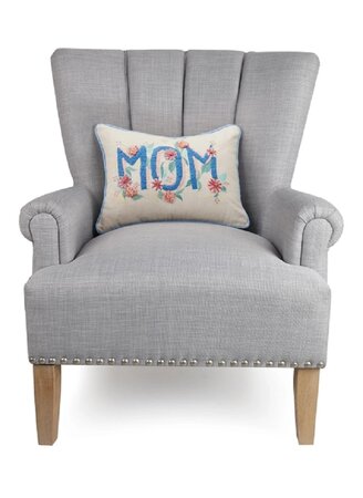  Embroidered cushion Gingham Mom 30x40 cm