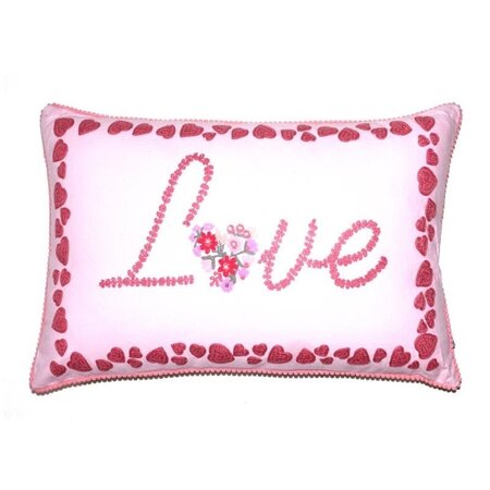 Cushion canvas love