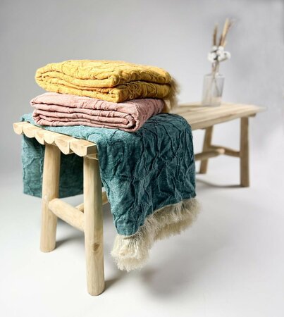 Plaid Florine - 140x180 cm - Sage green
