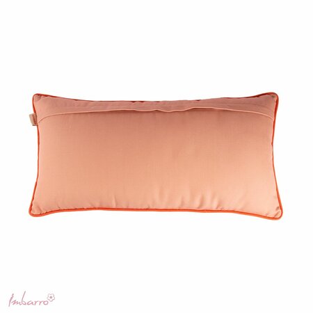 Sierkussen - Shaila - geborduurd - Oranje - 35x70cm