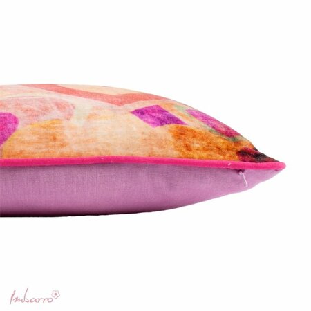 Sierkussen - Hearts Hesty - fluweel - multi -  50x50cm